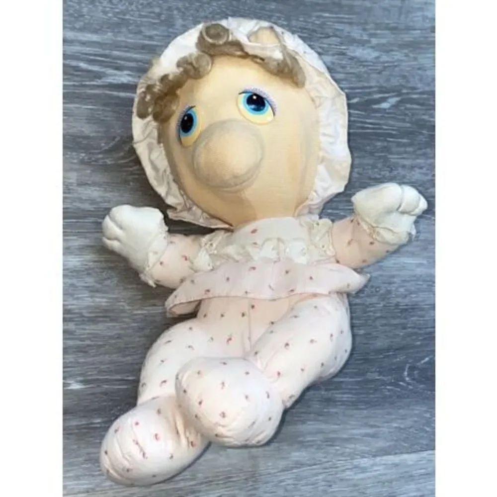 *Vintage Pampers Baby Miss Piggy Plush Muppet Babies Henson 1984